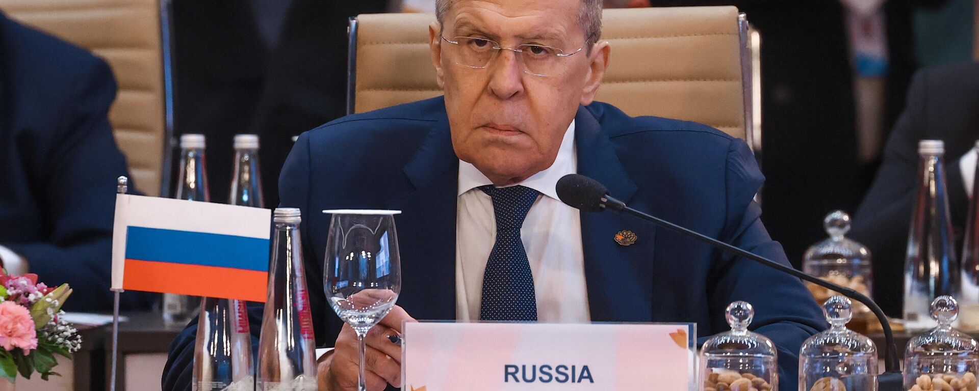 وزير الخارجية الروسي سيرغي لافروف، خلال منتدى مجموعة العشرين في نيودلهي، الهند 2 مارس 2023 - سبوتنيك عربي, 1920, 02.03.2023
