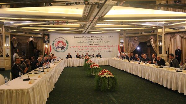 الأمين العام لمؤتمر الأحزاب العربية من دمشق: أمريكا هُزمت في سوريا - سبوتنيك عربي