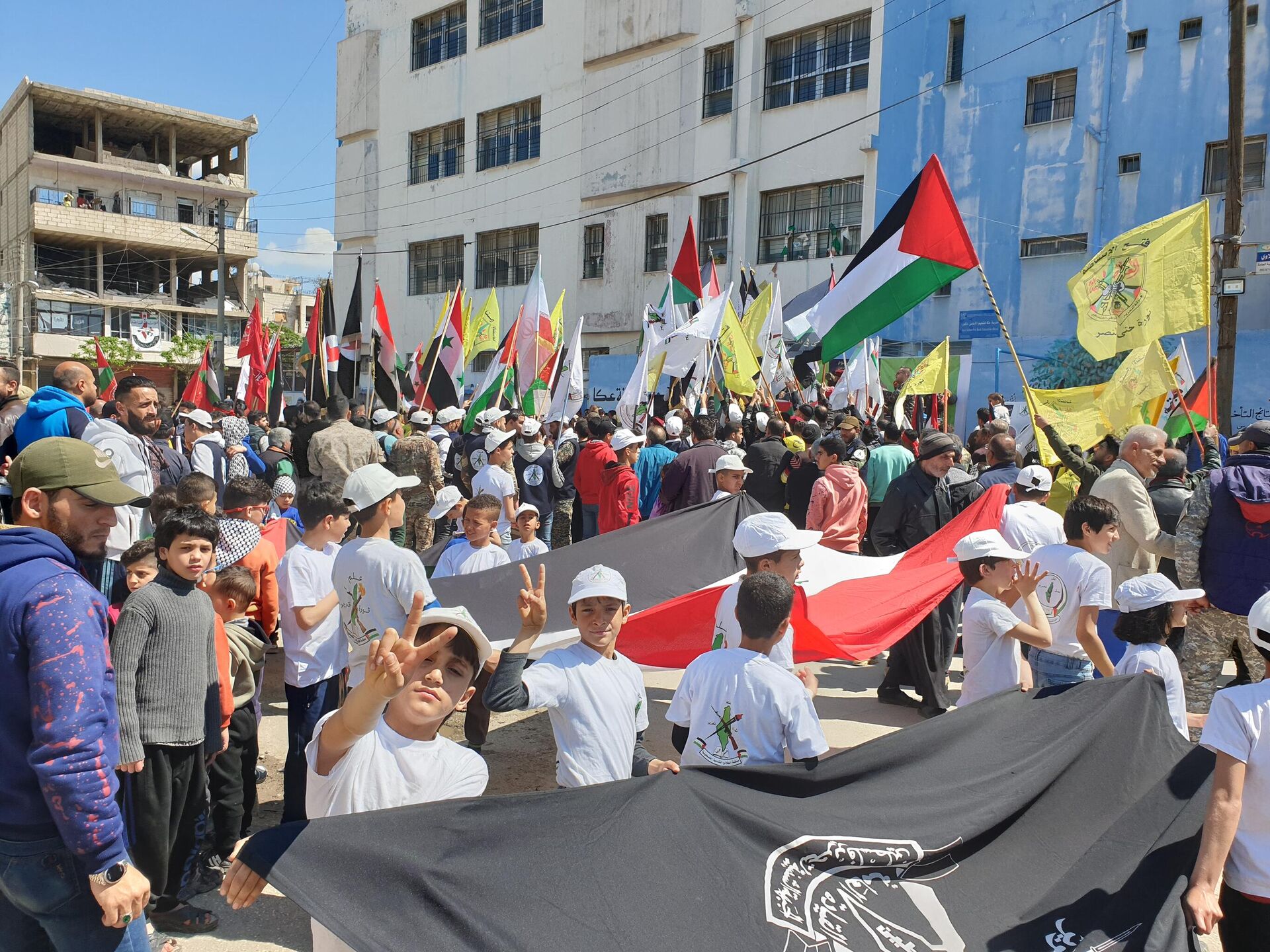 لواء القدس الفلسطيني ينظم مسير يوم القدس العالمي - سبوتنيك عربي, 1920, 14.04.2023