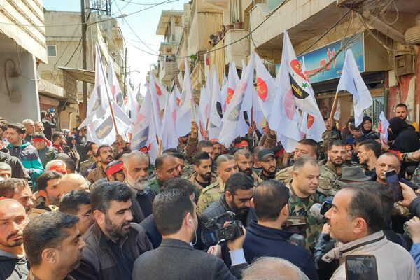 لواء القدس الفلسطيني ينظم مسير يوم القدس العالمي - سبوتنيك عربي