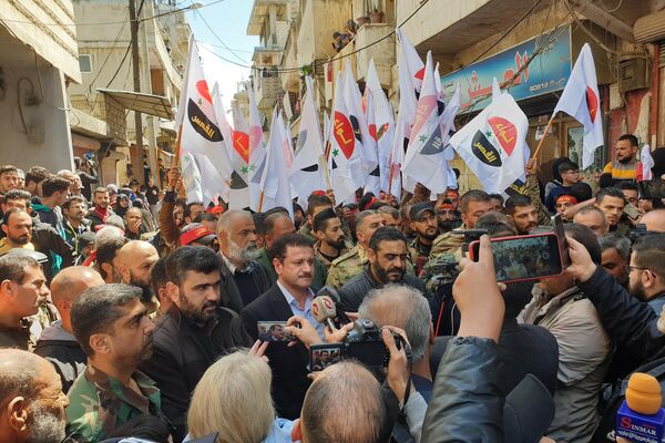 لواء القدس الفلسطيني ينظم مسير يوم القدس العالمي - سبوتنيك عربي