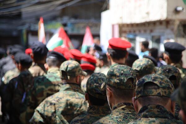 مسيرات في المخيمات الفلسطينية في لبنان - سبوتنيك عربي