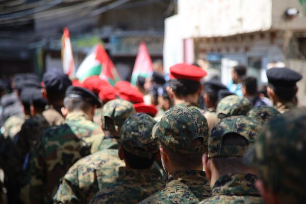 مسيرات في المخيمات الفلسطينية في لبنان - سبوتنيك عربي