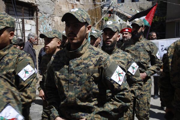 مسيرات في المخيمات الفلسطينية في لبنان - سبوتنيك عربي