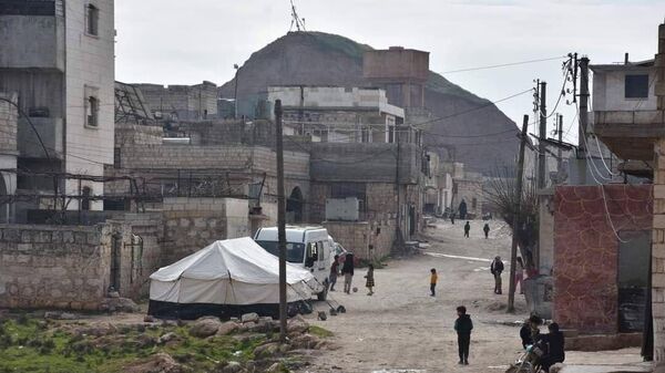 قرية السويدة التابعة لناحية جرابلس السورية الحدودية شمال شرق محافظة حلب - سبوتنيك عربي