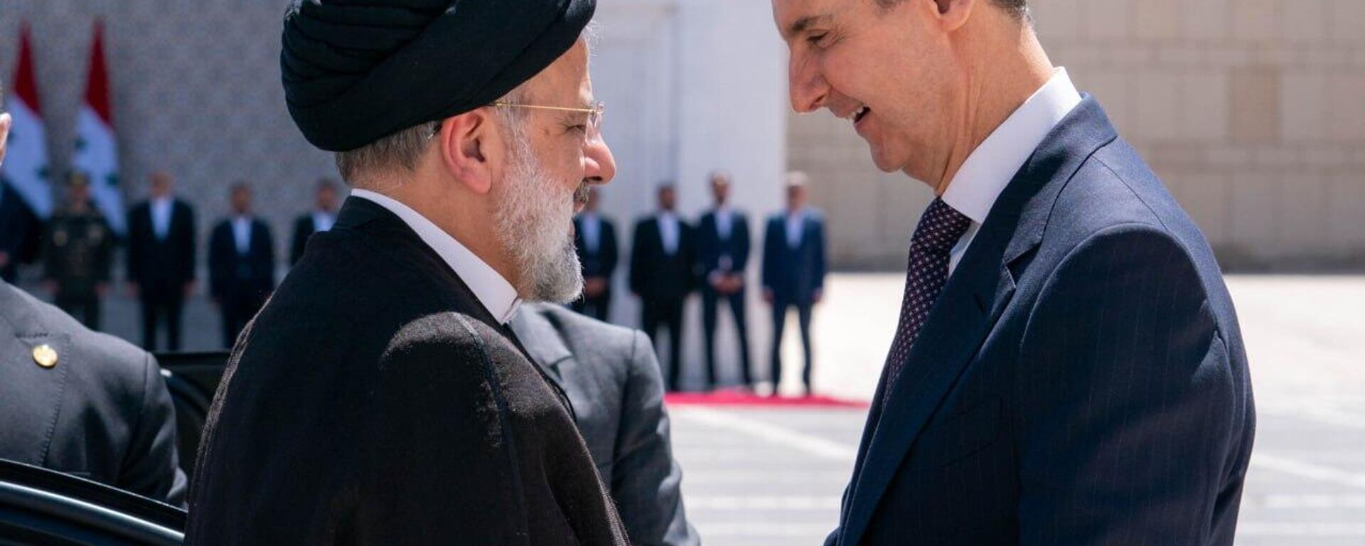 الرئيس السوري يستقبل نظيره الإيراني إبراهيم رئيسي في دمشق، سوريا - سبوتنيك عربي, 1920, 03.05.2023