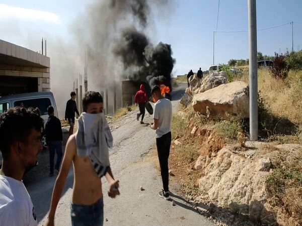 الجيش الإسرائيلي يهدم مدرسة جب الذيب شرق بيت لحم - سبوتنيك عربي