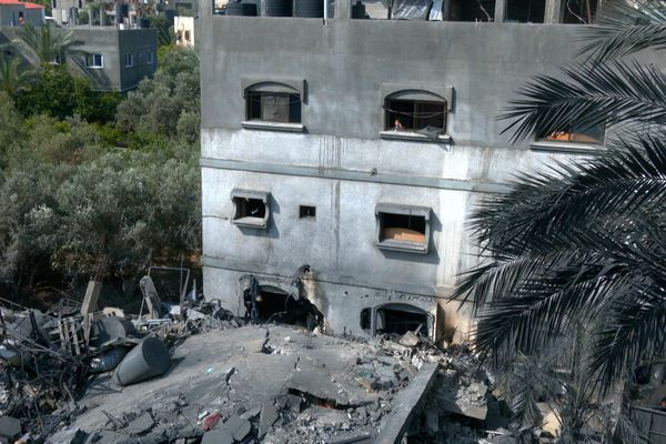 آثار القصف الإسرائيلي في قطاع غزة آثار القصف الإسرائيلي في قطاع غزة - سبوتنيك عربي