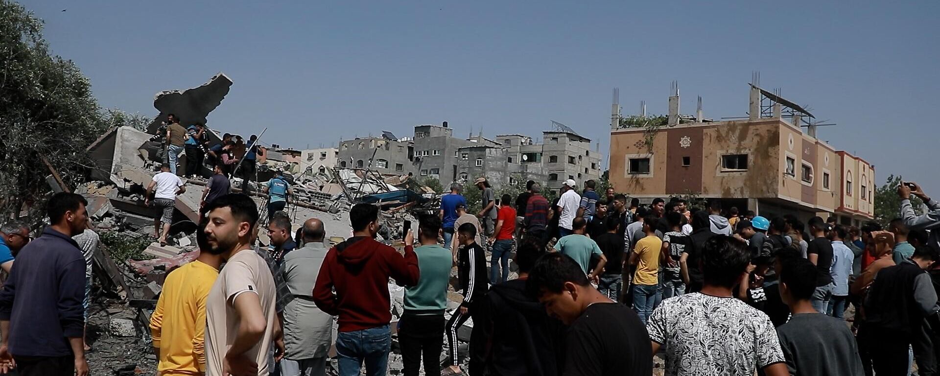 الجيش الإسرائيلي يدمر 20 منزلا في قطاع غزة، 13 مايو/ أيار 2023 - سبوتنيك عربي, 1920, 05.06.2023