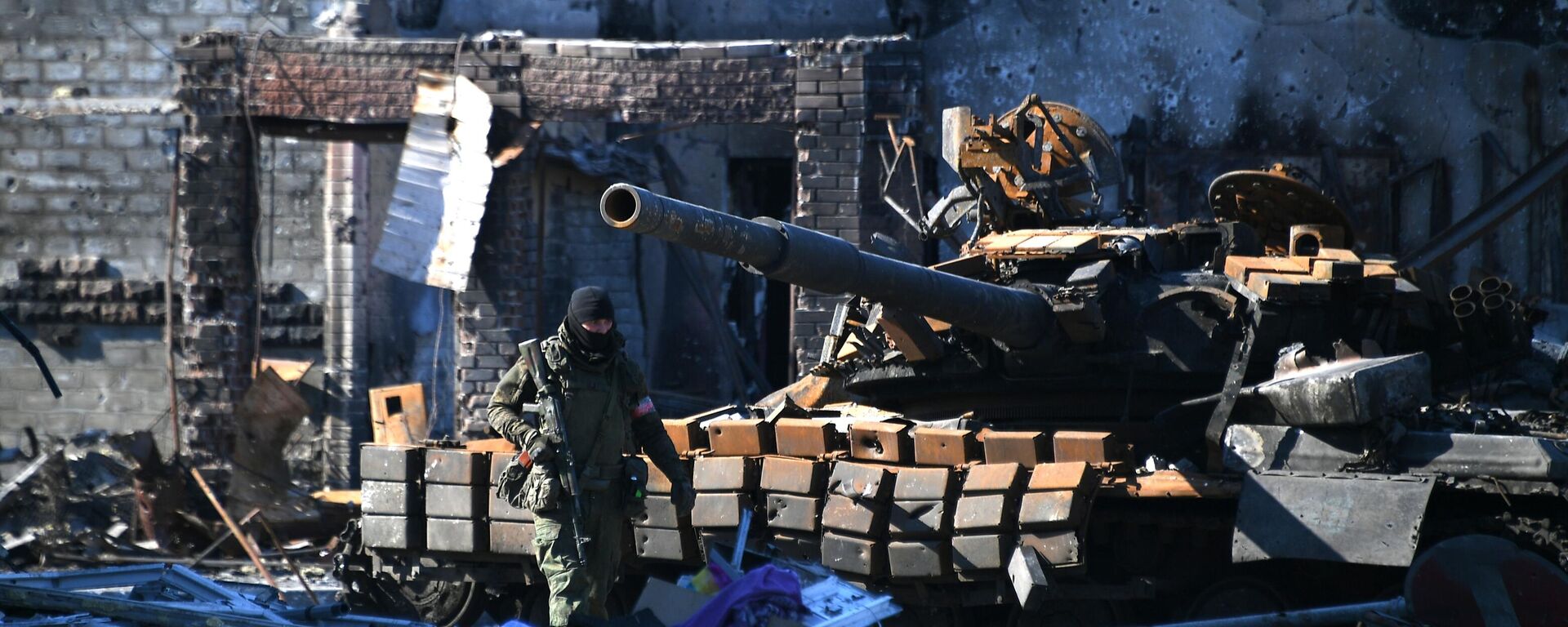 دبابة أوكرانية مدمرة في فولنوفاخا - سبوتنيك عربي, 1920, 17.08.2023