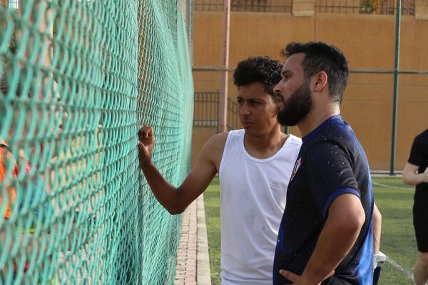 عبد الله مصطفى، كابتن منتخب مصر لكرة الساق الواحدة  - سبوتنيك عربي