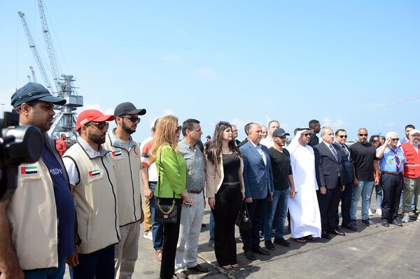 سفينة إماراتية تحمل 2300 طن من المساعدات لمتضرري الزلزال في 4 محافظات سورية - سبوتنيك عربي