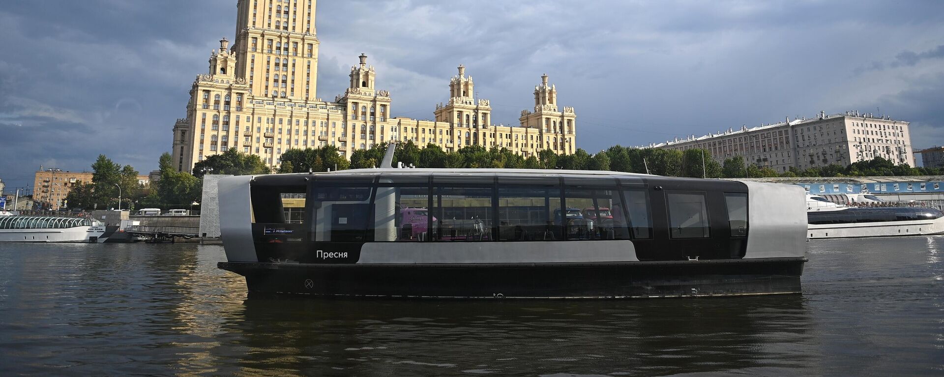 Электрический речной трамвайчик в Москве - سبوتنيك عربي, 1920, 26.06.2023