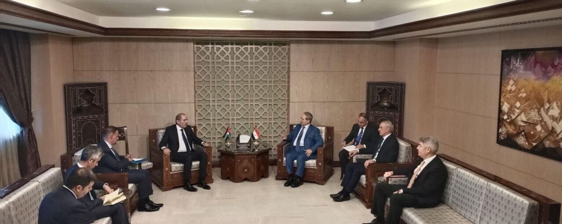 وزير الخارجية السوري يلتقي نظيره الأردني في دمشق - سبوتنيك عربي, 1920, 03.07.2023