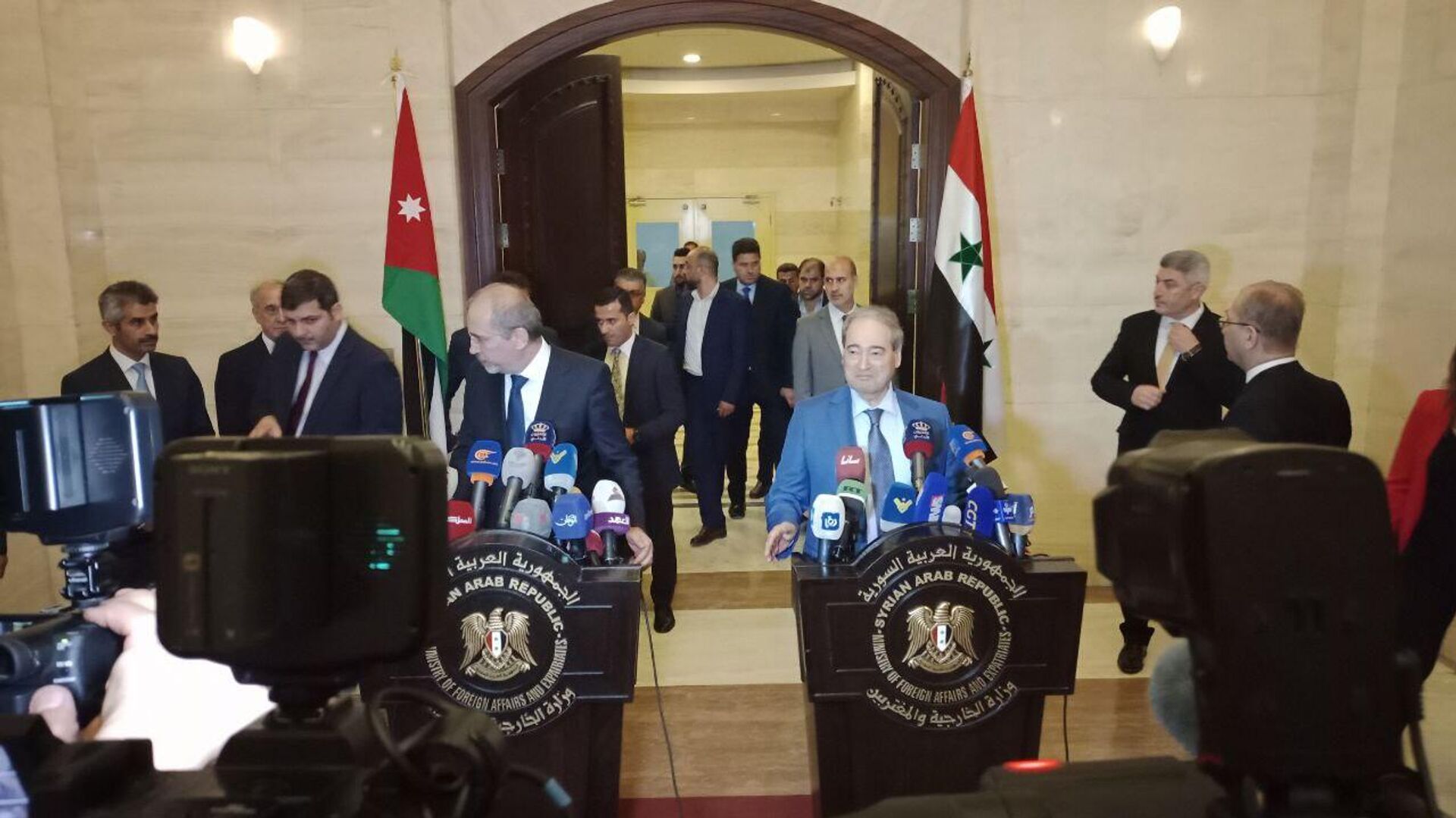 وزير الخارجية السوري يلتقي نظيره الأردني في دمشق - سبوتنيك عربي, 1920, 03.07.2023