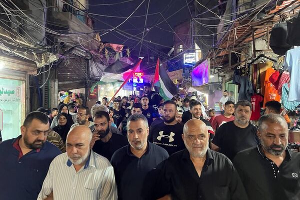 مسيرات ووقفات تضامنية في مخيمات لبنان نصرة لجنين - سبوتنيك عربي