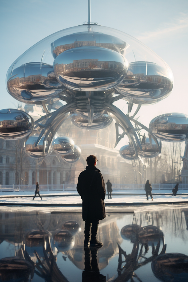 أظهرت شبكة "ميدجورني" العصبية شكل العالم في عام 2100. - سبوتنيك عربي