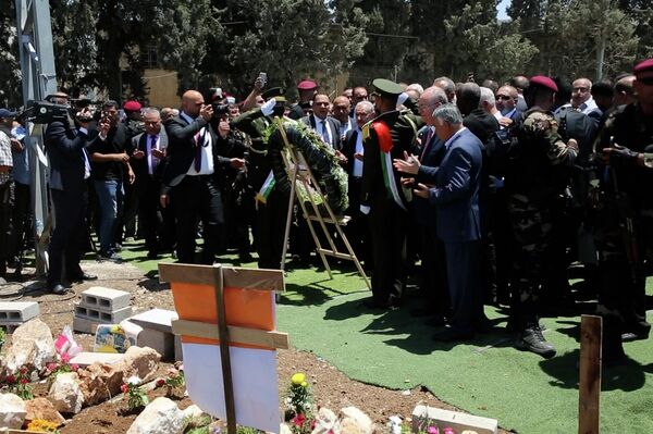 الرئيس الفلسطيني محمود عباس، يصل إلى جنين شمالي الضفة الغربية، في أول زيارة منذ 10 سنوات. - سبوتنيك عربي