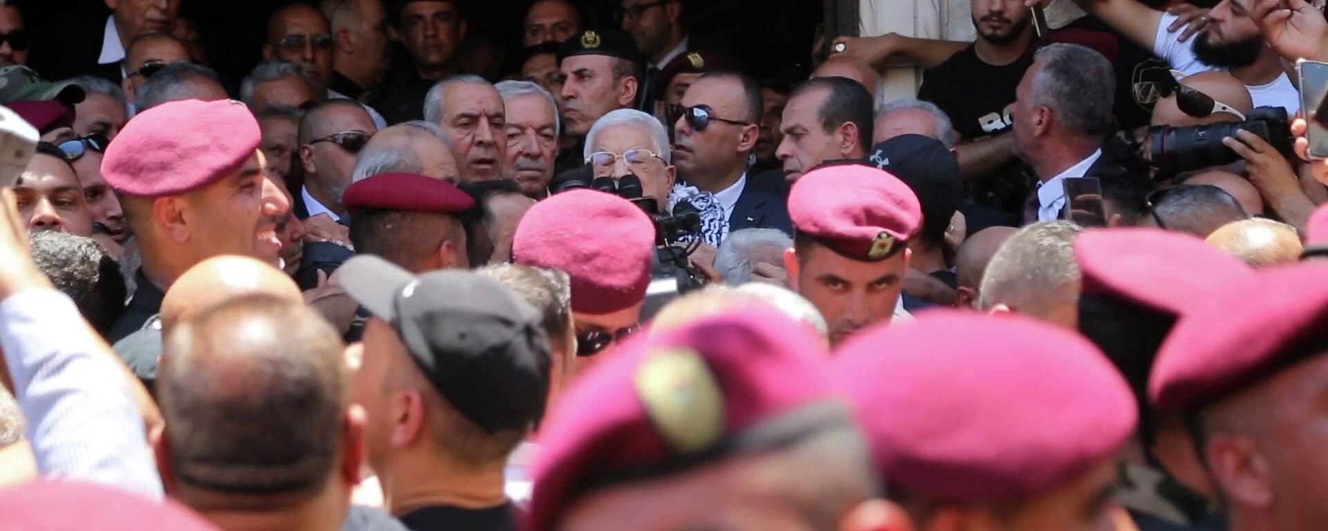 الرئيس الفلسطيني، محمود عباس، يصل إلى جنين شمال الضفة الغربية في أول زيارة منذ 10 سنوات - سبوتنيك عربي, 1920, 13.07.2023