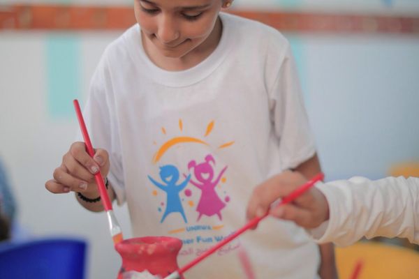 مشروع أسابيع المرح الصيفية في قطاع غزة التابع لوكالة الأونروا مشروع أسابيع المرح الصيفية في قطاع غزة التابع لوكالة الأونروا - سبوتنيك عربي