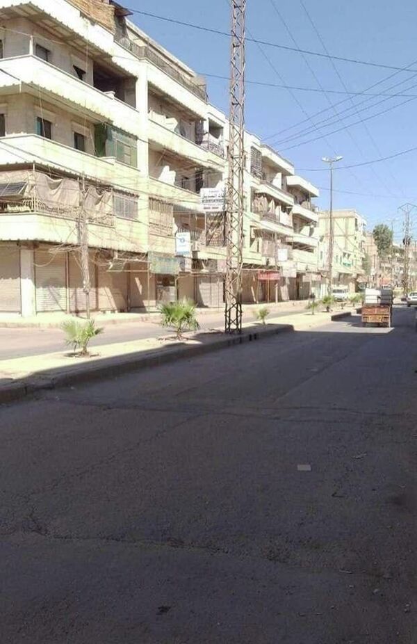 إضراب شعبي عام في أكبر مدن شمال سوريا ضد ممارسات مسلحي واشنطن - سبوتنيك عربي