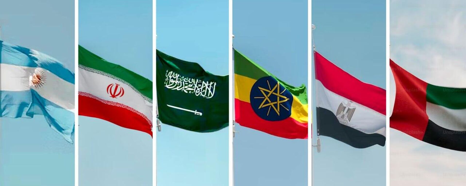 أعلام الدول التي انضمت مؤخرا إلى مجموعة بريكس  - سبوتنيك عربي, 1920, 08.06.2024