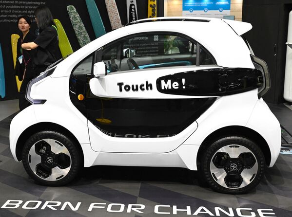 عرض سيارة XEV Yoyo Pro الكهربائية الجديدة في معرض ألمانيا الدولي للسيارات في ميونيخ، 4 سبتمبر 2023. - سبوتنيك عربي