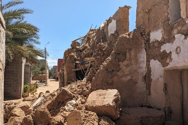 مشاهد من آثار زلزال المغرب المدمر  - سبوتنيك عربي