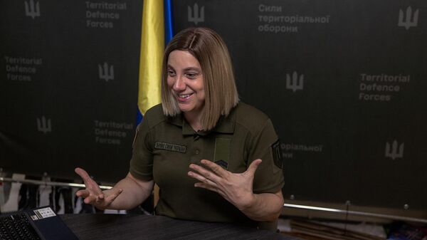 المتحدثه باسم القوات الأوكرانية، سارة أشتون سيريلو - سبوتنيك عربي