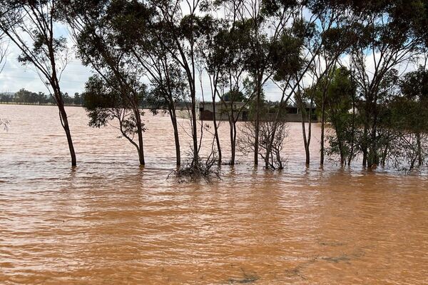 الفيضانات التي تسبب بها إعصار دانيال في مدينة المرج الليبية - سبوتنيك عربي