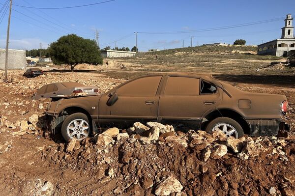 ضاحية البياضة الجبلية إحدى مناطق الجبل الأخضر في ليبيا - سبوتنيك عربي