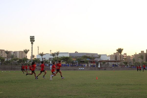 منتخب مصر لكرة القدم للسيدات خلال تدريباتهن - سبوتنيك عربي