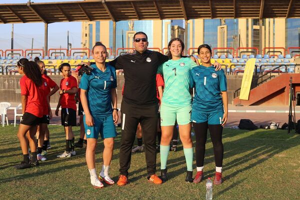 منتخب مصر لكرة القدم للسيدات خلال تدريباتهن - سبوتنيك عربي