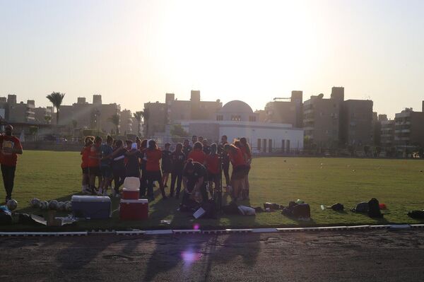 منتخب مصر لكرة القدم للسيدات خلال تدريباتهن - سبوتنيك عربي