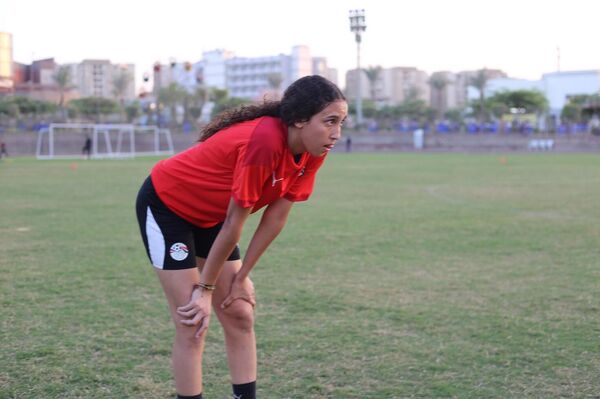 منتخب مصر لكرة القدم للسيدات خلال تدريباتهن - سبوتنيك عربي