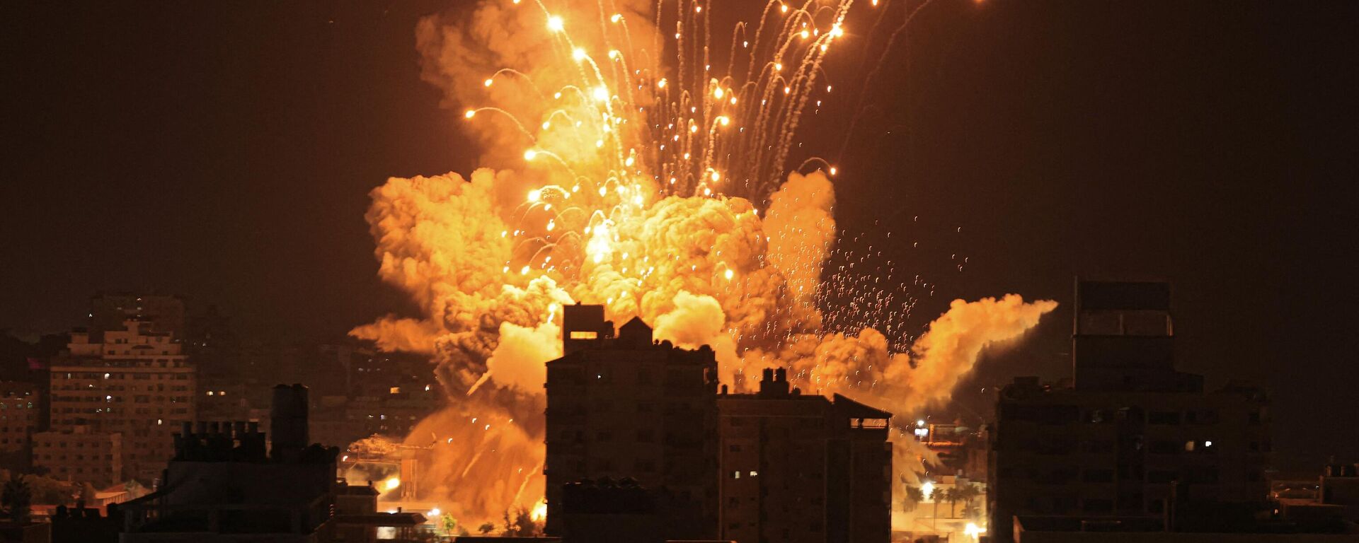 القصف الإسرائيلي في غزة - سبوتنيك عربي, 1920, 13.10.2023