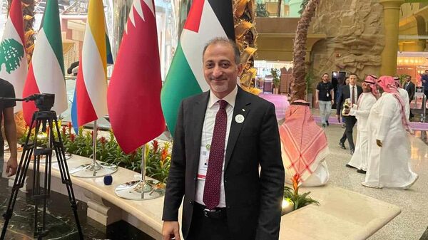 السفير مهند العكلوك، مندوب دولة فلسطين الدائم لدى جامعة الدول العربية - سبوتنيك عربي