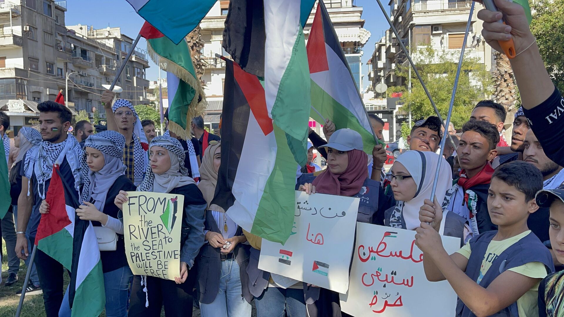 فصائل المقاومة الفلسطينية في دمشق: الحرب البرية على غزة ستشعل كل جبهات دول الطوق - سبوتنيك عربي, 1920, 13.10.2023