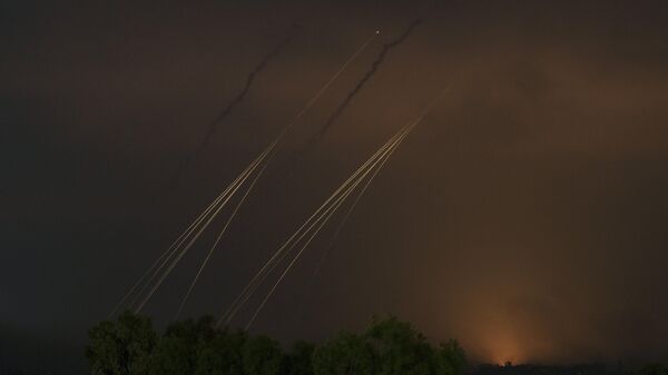 قصف الطيران الحربي الإسرائيلي على قطاع غزة - سبوتنيك عربي