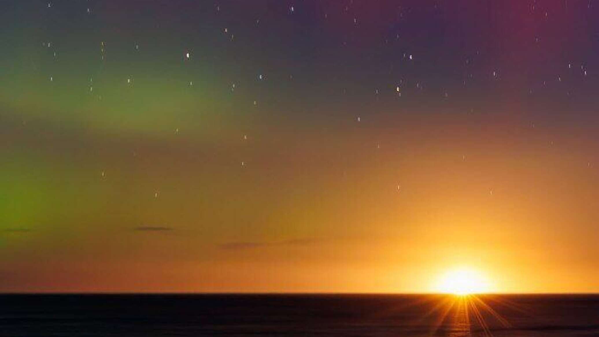 احتمالية ظهور أضواء الشفق القطبي شمالي روسيا