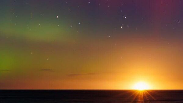 Северное сияние в Калининградской области - سبوتنيك عربي