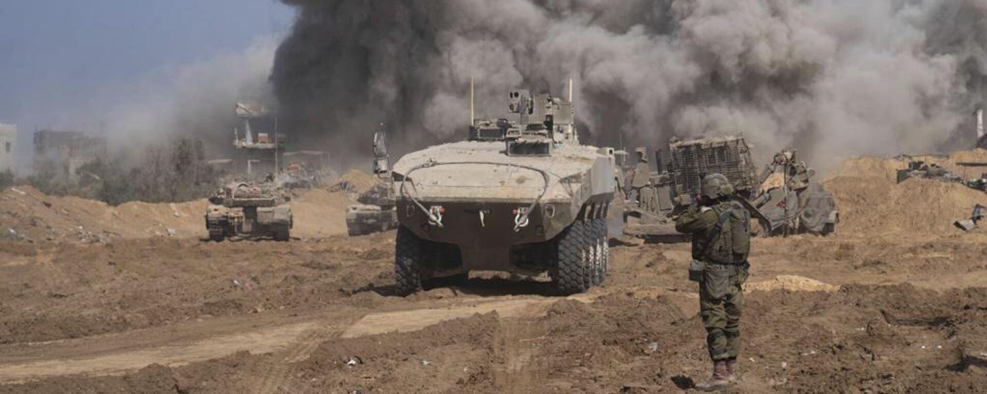 قوات الجيش الإسرائيلي تنشر صورة للعملية البرية في قطاع غزة، 5 نوفمبر 2023 - سبوتنيك عربي, 1920, 10.01.2024