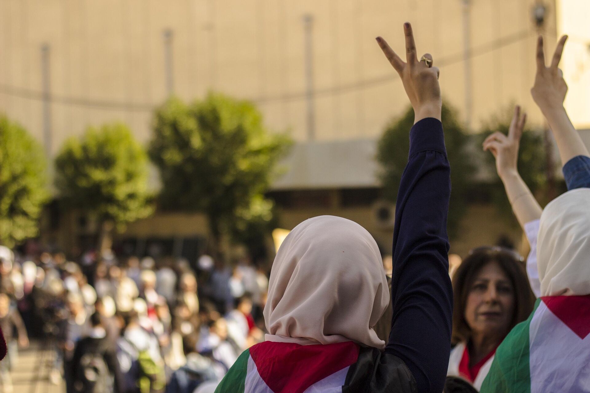 كوادر حزب البعث الحاكم في سوريا يتضامنون مع فلسطين وينددون بالعدوان على غزة - سبوتنيك عربي, 1920, 07.11.2023