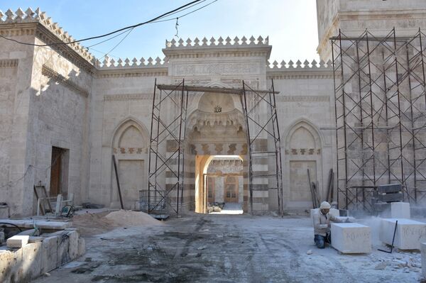 مدير آثار حلب لـ سبوتنيك: أنجزنا 80% من عمليات ترميم الجامع الأموي الكبير مدير آثار حلب لـ سبوتنيك: أنجزنا 80% من عمليات ترميم الجامع الأموي الكبير - سبوتنيك عربي