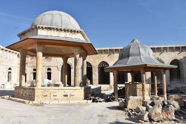 مدير آثار حلب لـ سبوتنيك: أنجزنا 80% من عمليات ترميم الجامع الأموي الكبير مدير آثار حلب لـ سبوتنيك: أنجزنا 80% من عمليات ترميم الجامع الأموي الكبير - سبوتنيك عربي