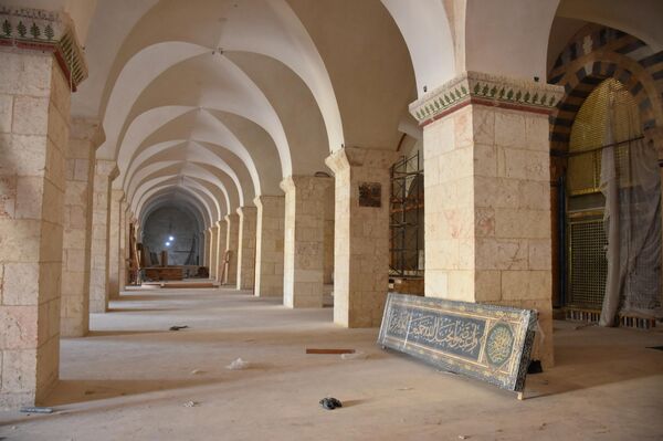 مدير آثار حلب لـ سبوتنيك: أنجزنا 80% من عمليات ترميم الجامع الأموي الكبير مدير آثار حلب لـ سبوتنيك: أنجزنا 80% من عمليات ترميم الجامع الأموي الكبير - سبوتنيك عربي