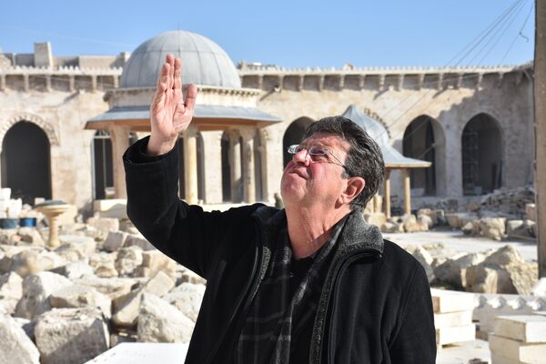 مدير آثار حلب لـ سبوتنيك: أنجزنا 80% من عمليات ترميم الجامع الأموي الكبير مدير آثار حلب لـ سبوتنيك: أنجزنا 80% من عمليات ترميم الجامع الأموي الكبير - سبوتنيك عربي