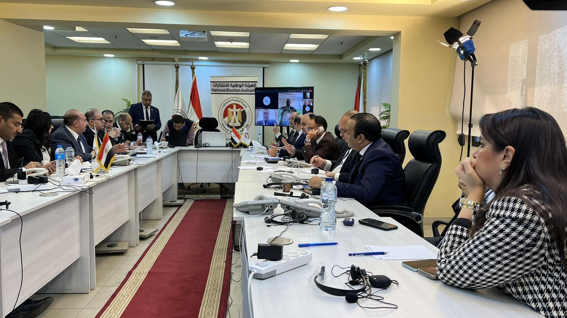 غرفة عمليات الهيئة الوطنية للانتخابات الرئاسية المصرية، 12 ديسمبر/ كانون الأول 2023 - سبوتنيك عربي, 1920, 12.12.2023