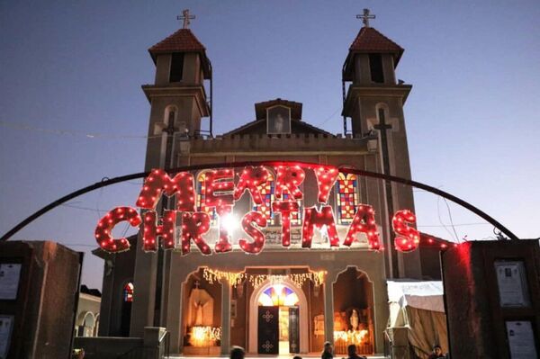 دماء غزة تخيم على أعياد الميلاد في درعا - سبوتنيك عربي