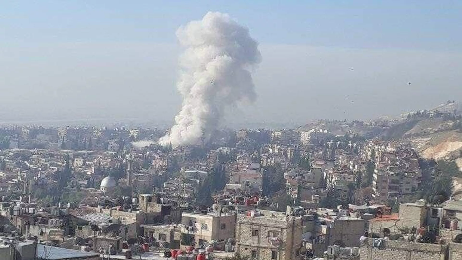 انفجار في العالصمة السورية دمشق